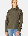 Softshell Regenjas DAYBREAK02 | Army | Raincoat | Ilse Jacobsen