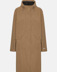 Lange Softshell Regenjas DAYBREAK03 - 248 Mocca | Mocca | Raincoat | Ilse Jacobsen