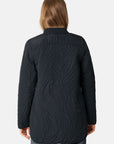 Kort Gewatteerd Jack met Ribboord DUNE02 | Dark Indigo | Jacket | Ilse Jacobsen