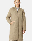 Gewatteerd Jack DUNE06 | Greige | Coat | Ilse Jacobsen