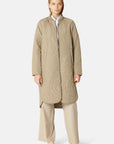 Gewatteerd Jack DUNE06 | Greige | Coat | Ilse Jacobsen