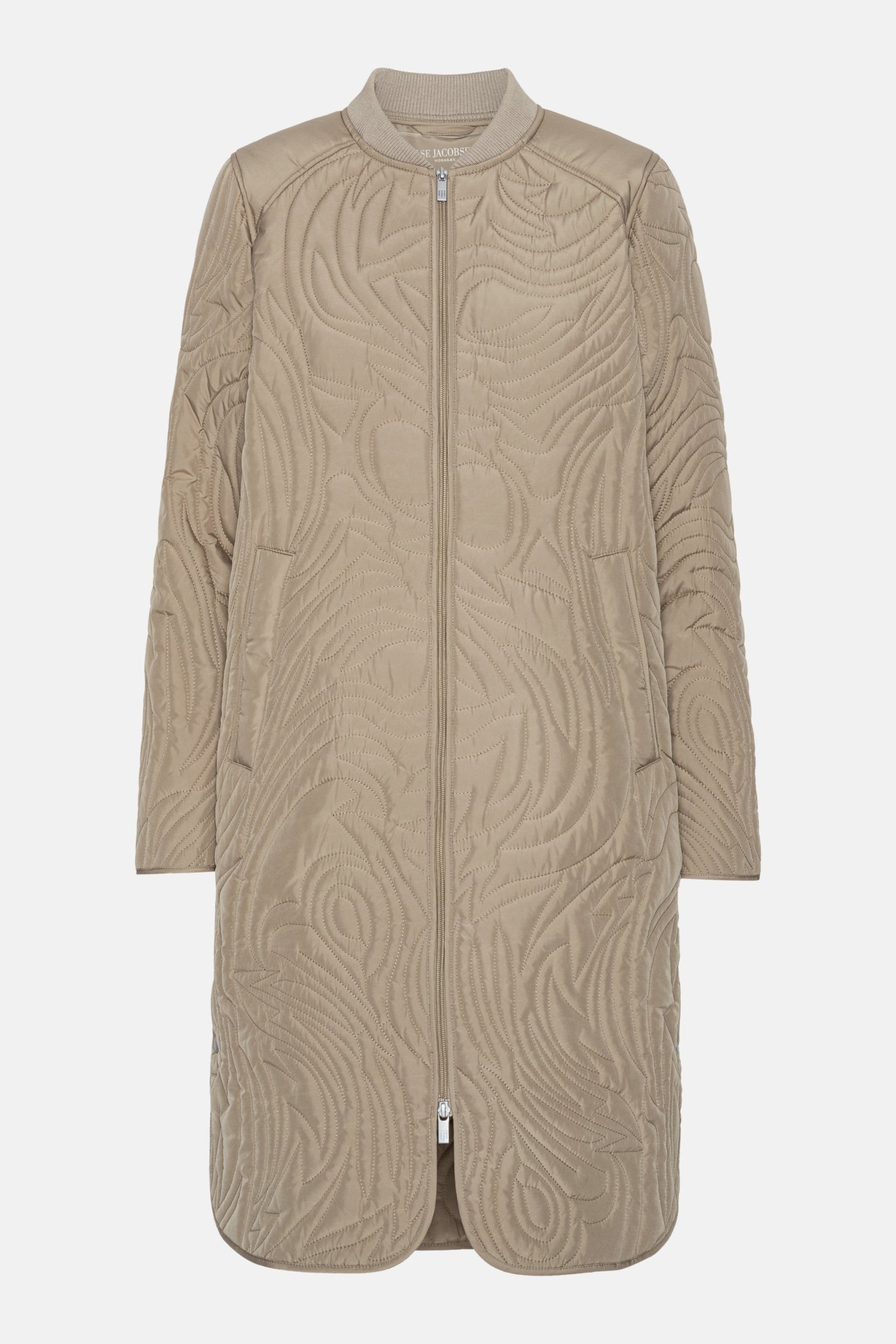 Lang Gewatteerd Jack DUNE06 | Coriander | Coat | Ilse Jacobsen