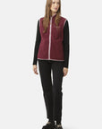 Fleece Bodywarmer FLEECEWIND01 - 307 Maroon Banner | Maroon Banner | Vest | Ilse Jacobsen