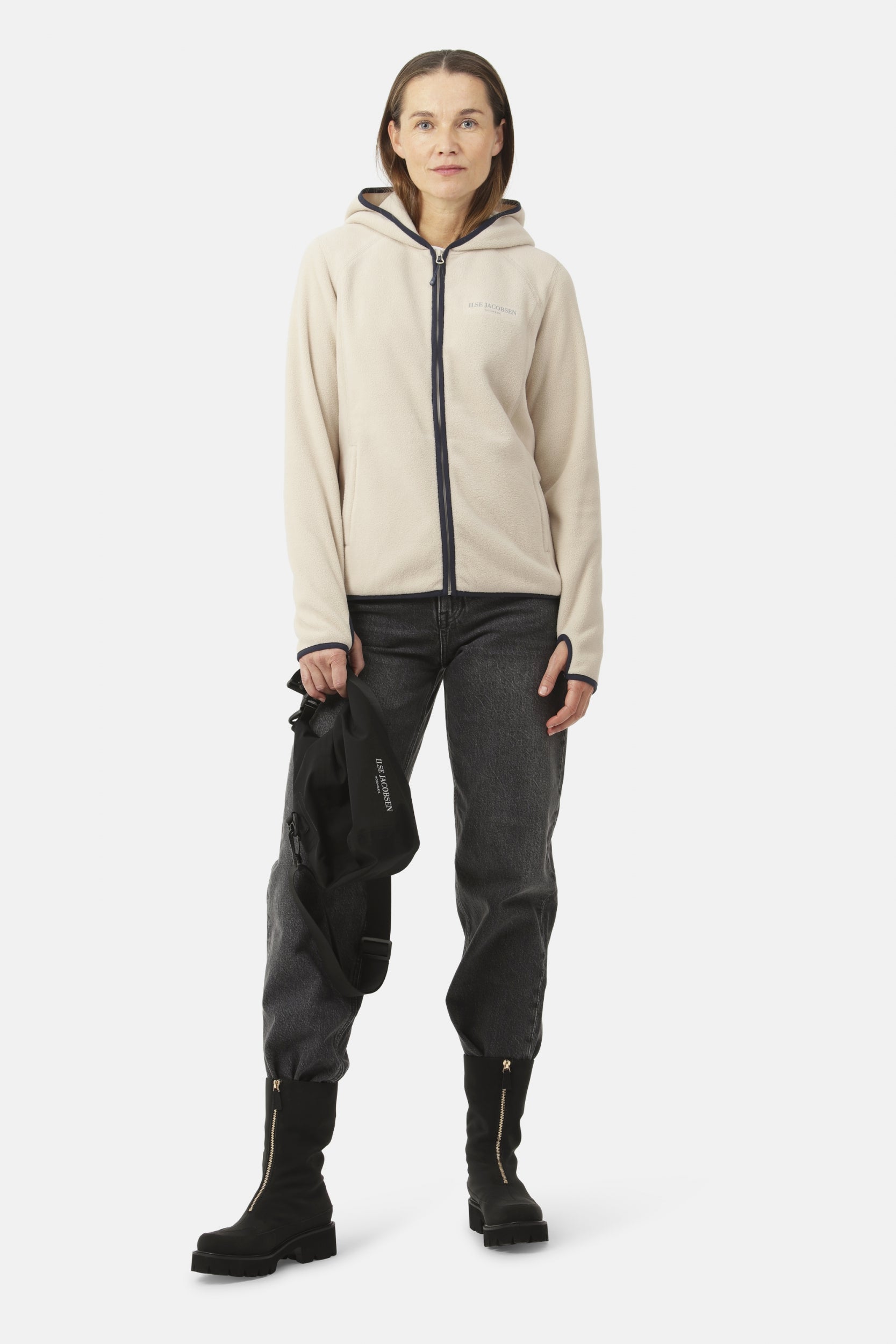 Fleece Vest FLEECEWIND03 | Light Sand | Jacket | Ilse Jacobsen