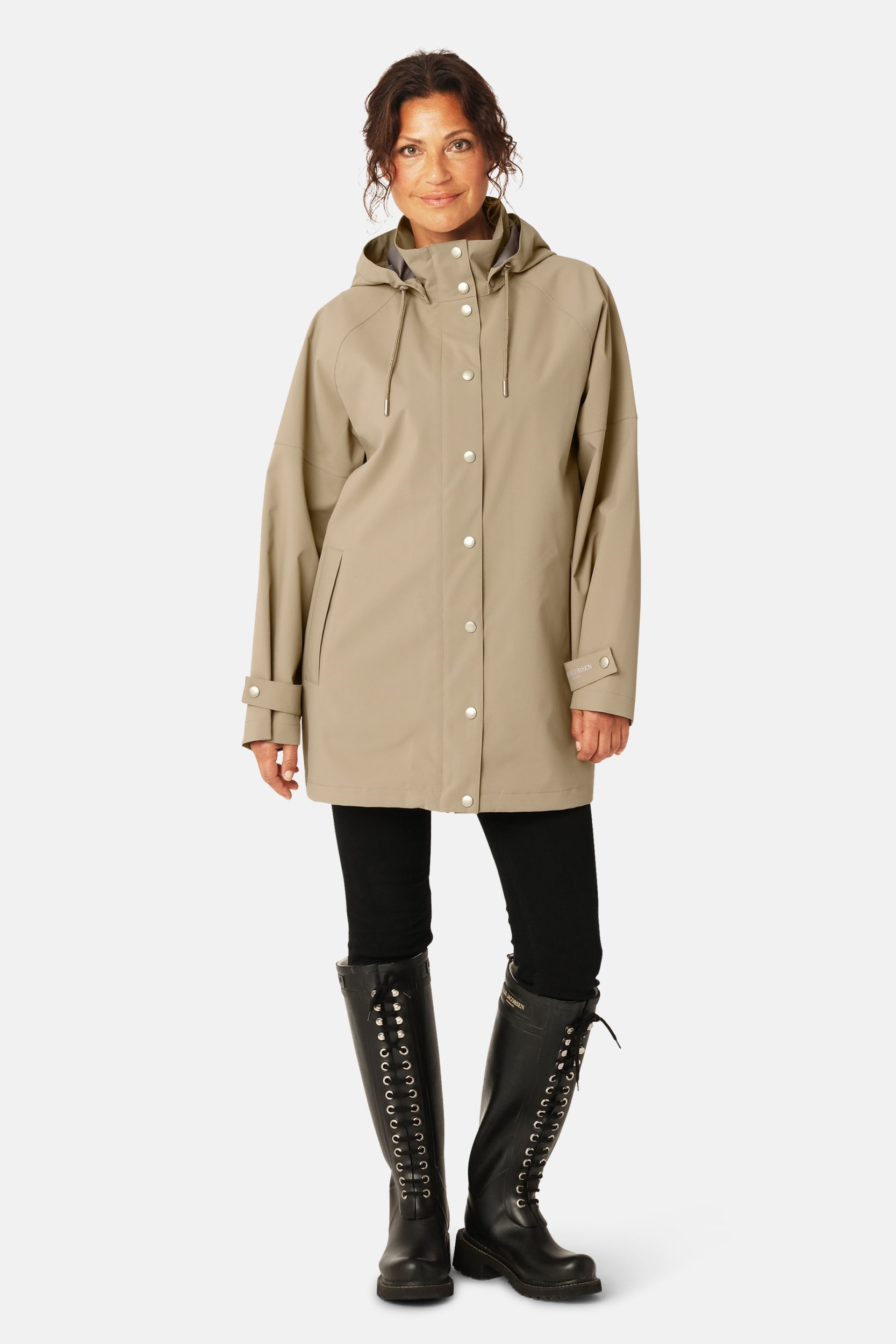 Regen Jack GENTLERAIN02 | Greige | Jacket | Ilse Jacobsen