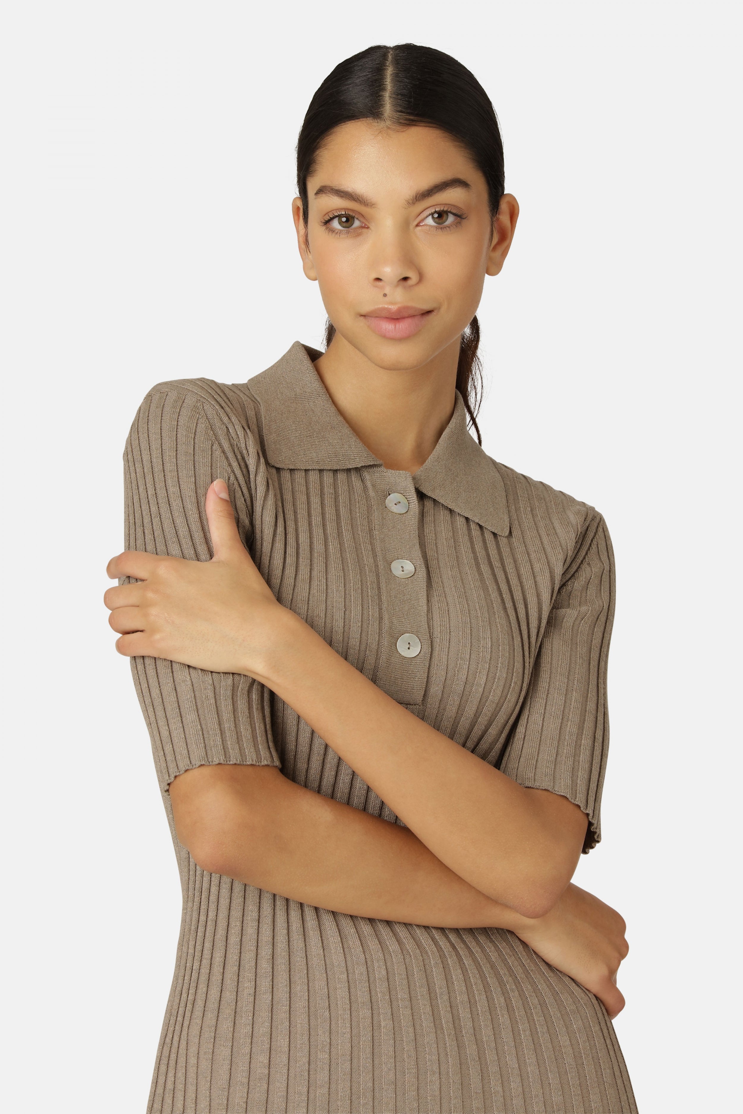 Polo GWEN4065 | Bleached Sand | Polo Shirt | Ilse Jacobsen