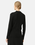 Gebreid vest GWEN4099 - 001 Black | Black | Cardigan | Ilse Jacobsen