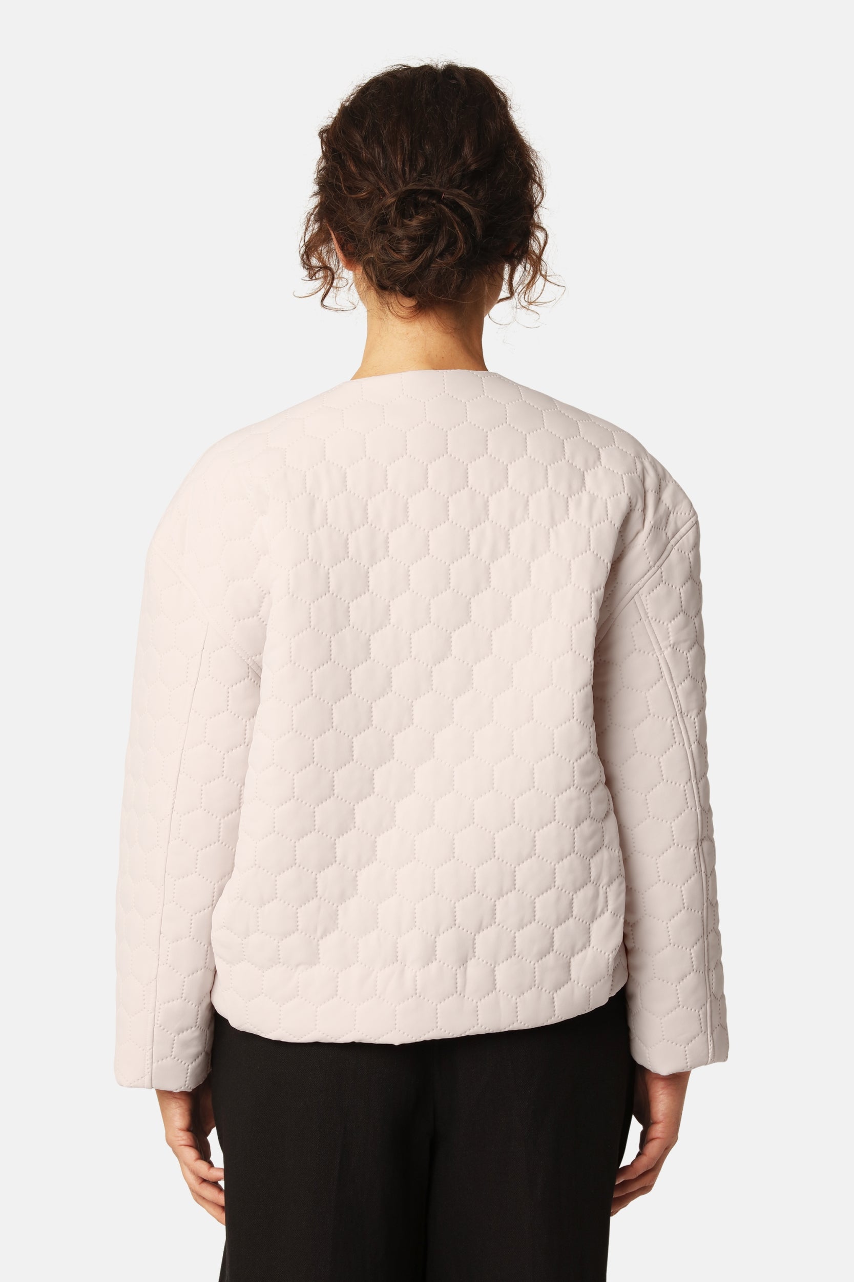 Korte Gewatteerde Jas HONEYCOMBE01 | Kit | Jacket | Ilse Jacobsen