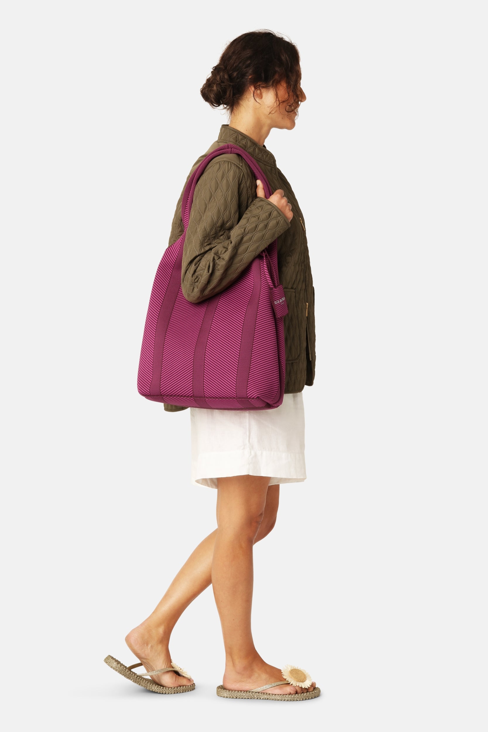 Gebreide Tas KNITTY01 | Opera Mauve Magenta Haze | Bag | Ilse Jacobsen