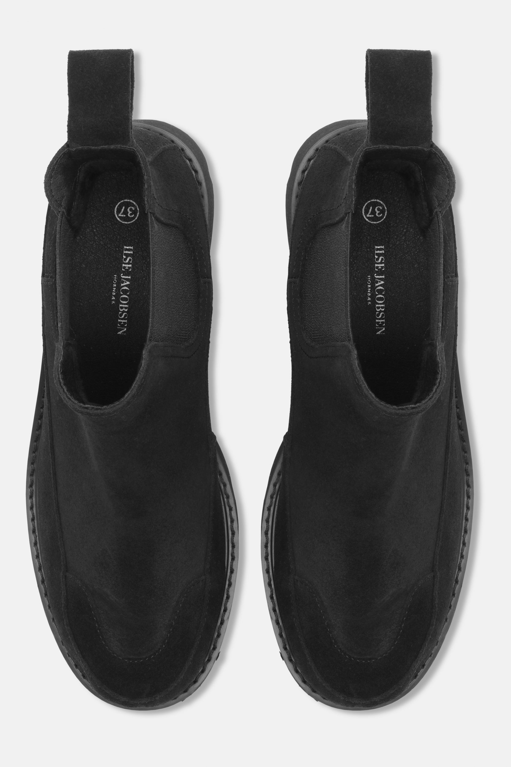 Suède Chelsea Enkellaarzen MILEY6010 | Black | Boots | Ilse Jacobsen