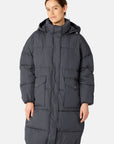 Lange Winterjas PEPPY06 | Ombre Blue | Coat | Ilse Jacobsen