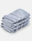 Gezichtshanddoek - Set van 4 stuks | Powder Blue | Bath Collection | Ilse Jacobsen