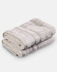 Gastendoek - Set van 2 stuks | Sand Beige Stripes | Bath Collection | Ilse Jacobsen