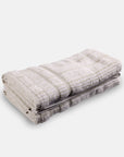 Handdoek - Set van 2 stuks | Sand Beige Stripes | Bath Collection | Ilse Jacobsen