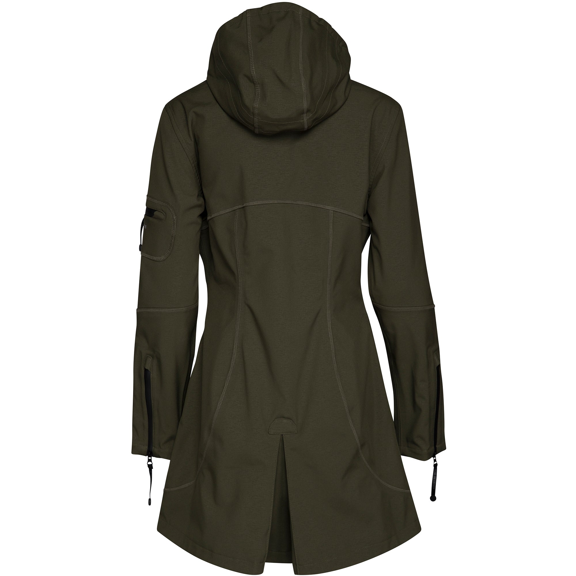 Softshell regenjas RAIN07 | Army | Raincoat | Ilse Jacobsen