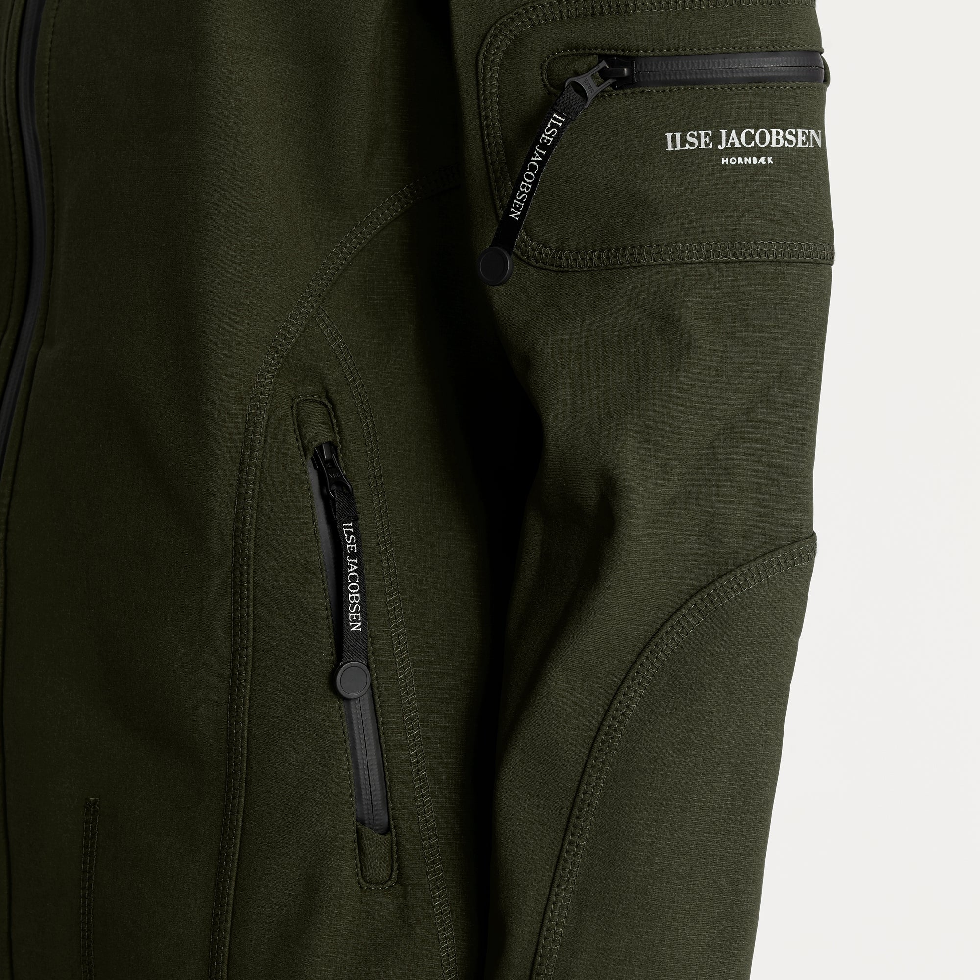 Softshell regenjas RAIN07 | Army | Raincoat | Ilse Jacobsen