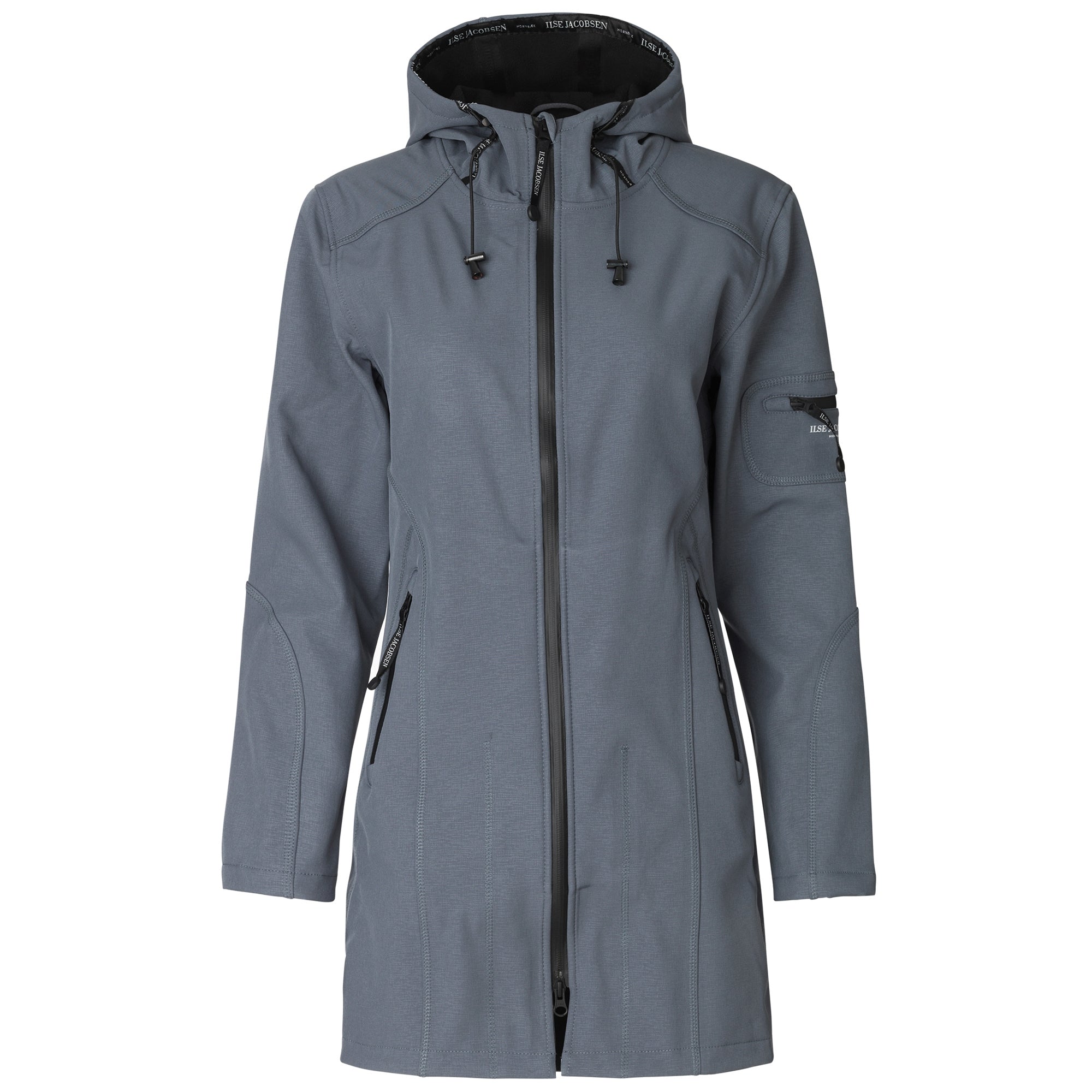 Softshell regenjas RAIN07 | Blue Grayness | Raincoat | Ilse Jacobsen