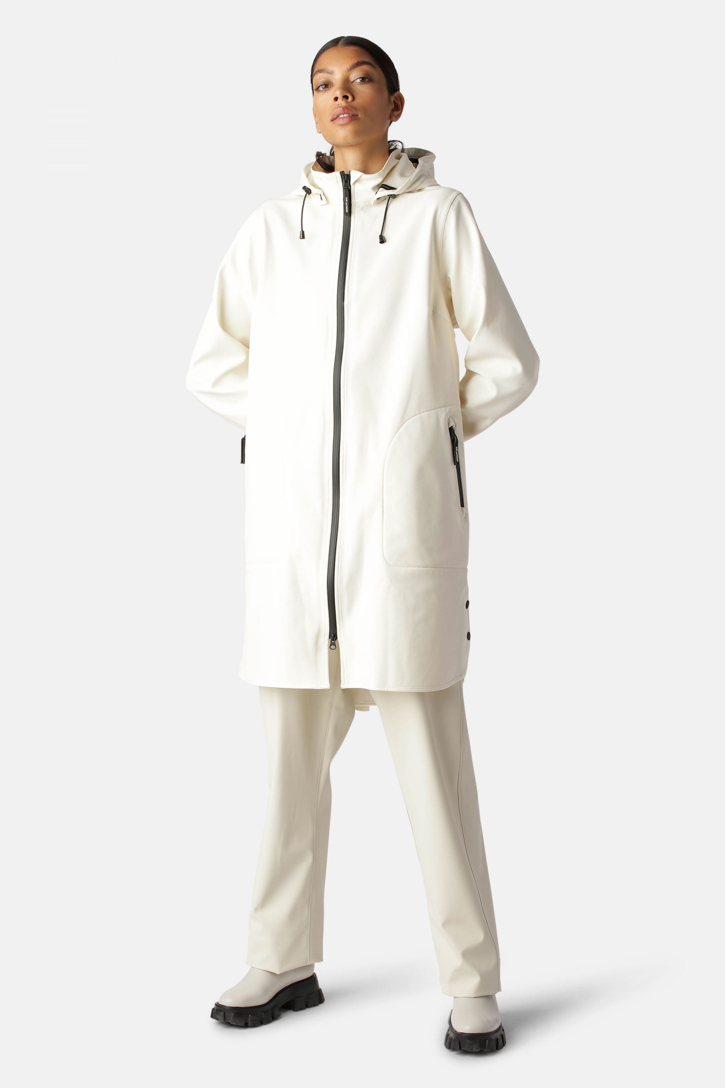 Softshell Regenjas RAIN128 | White Sugar | Raincoat | Ilse Jacobsen