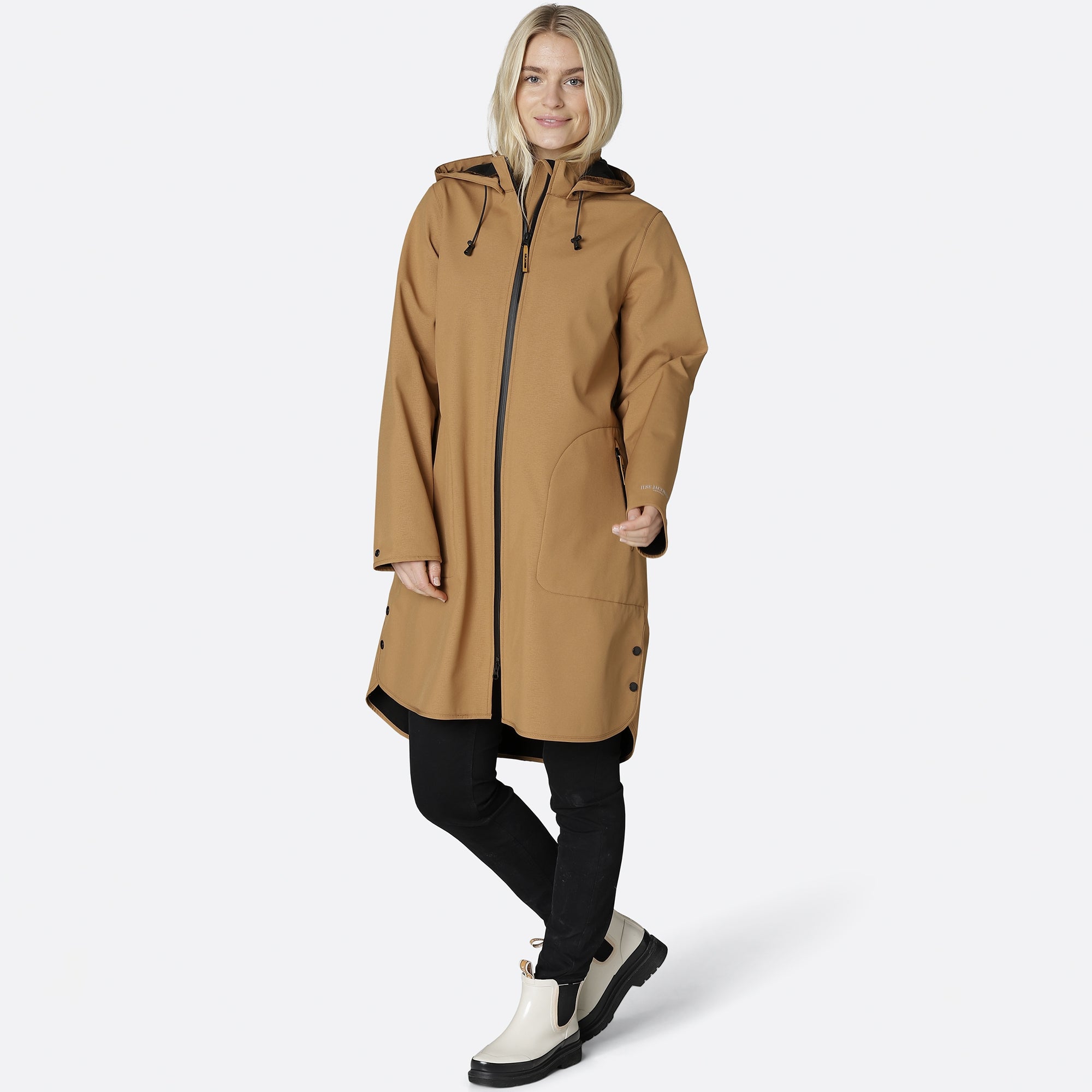 Softshell regenjas RAIN128 | Cashew | Raincoat | Ilse Jacobsen