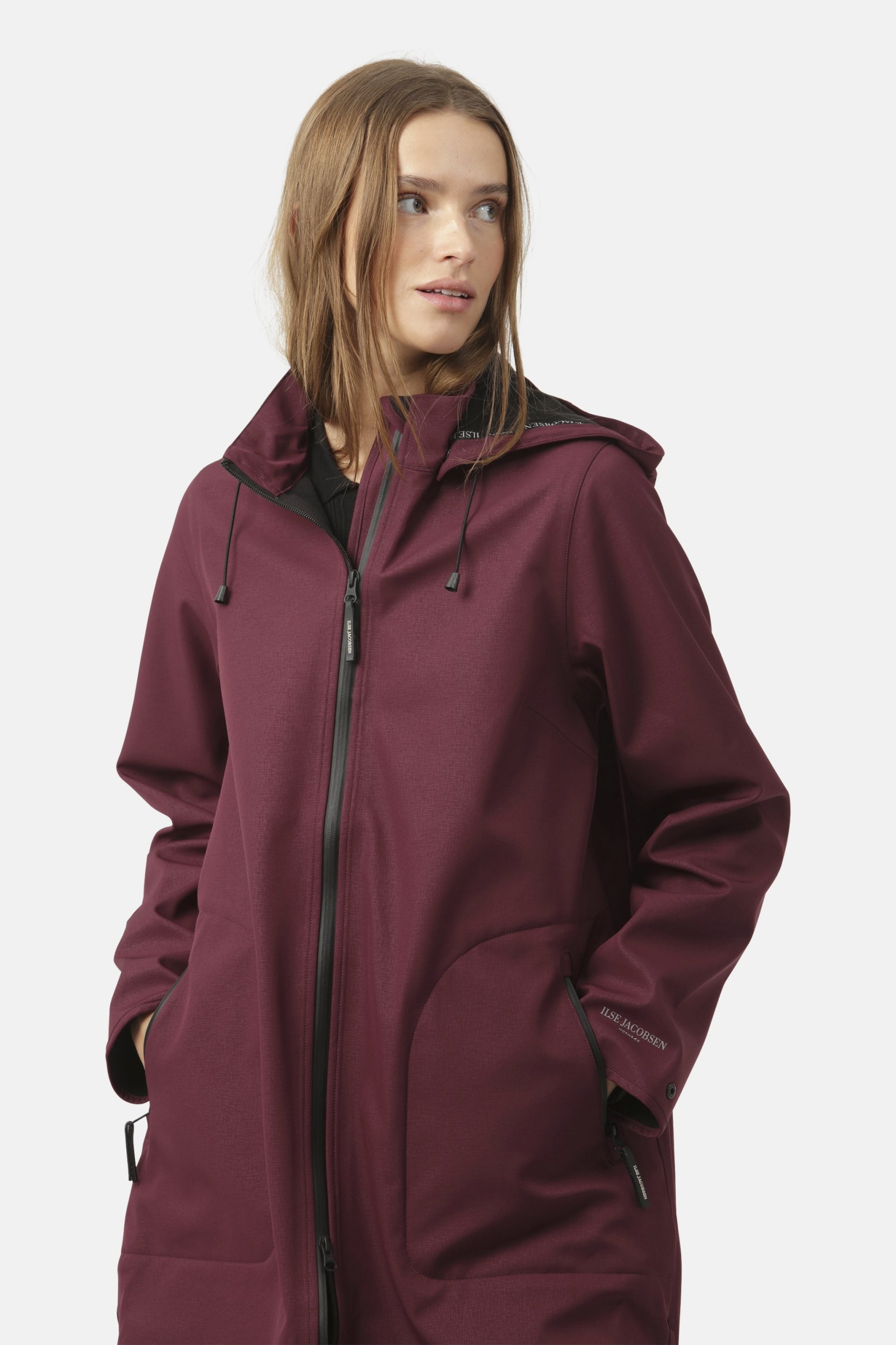 Softshell Regenjas RAIN128 | Maroon Banner | Raincoat | Ilse Jacobsen