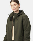 Softshell regenjas RAIN128 | Army | Raincoat | Ilse Jacobsen