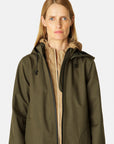 Softshell Regenjas RAIN135 | Army | Raincoat | Ilse Jacobsen