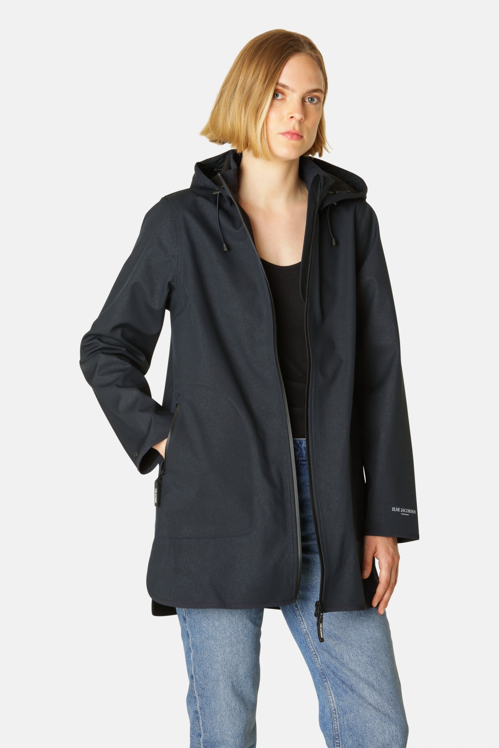 Softshell Regenjas RAIN135 | Dark Indigo | Raincoat | Ilse Jacobsen