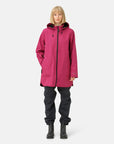 Softshell regenjas RAIN135 | Sangria | Raincoat | Ilse Jacobsen