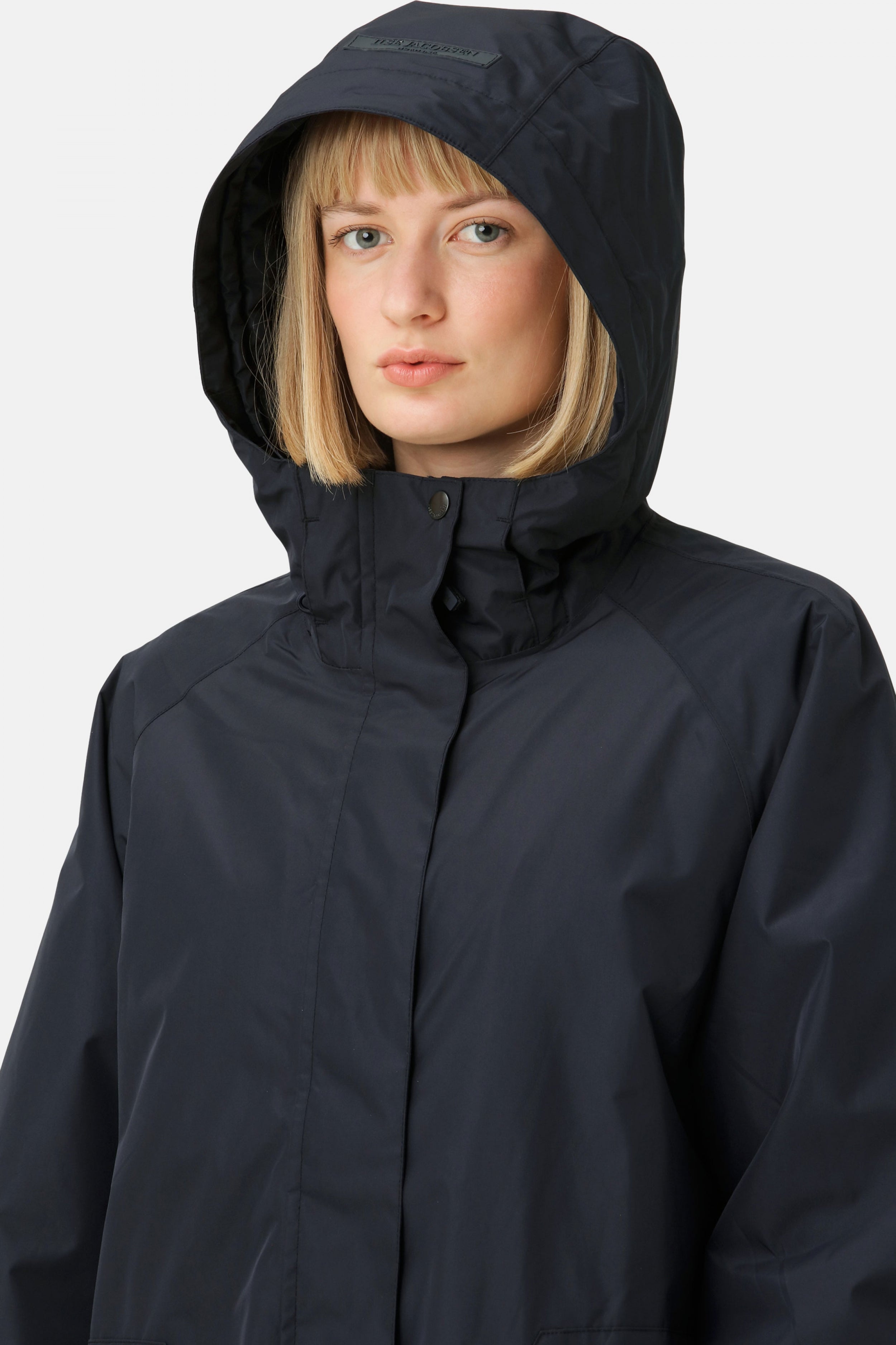 Winterjas RAIN150 | Dark Indigo | Raincoat | Ilse Jacobsen