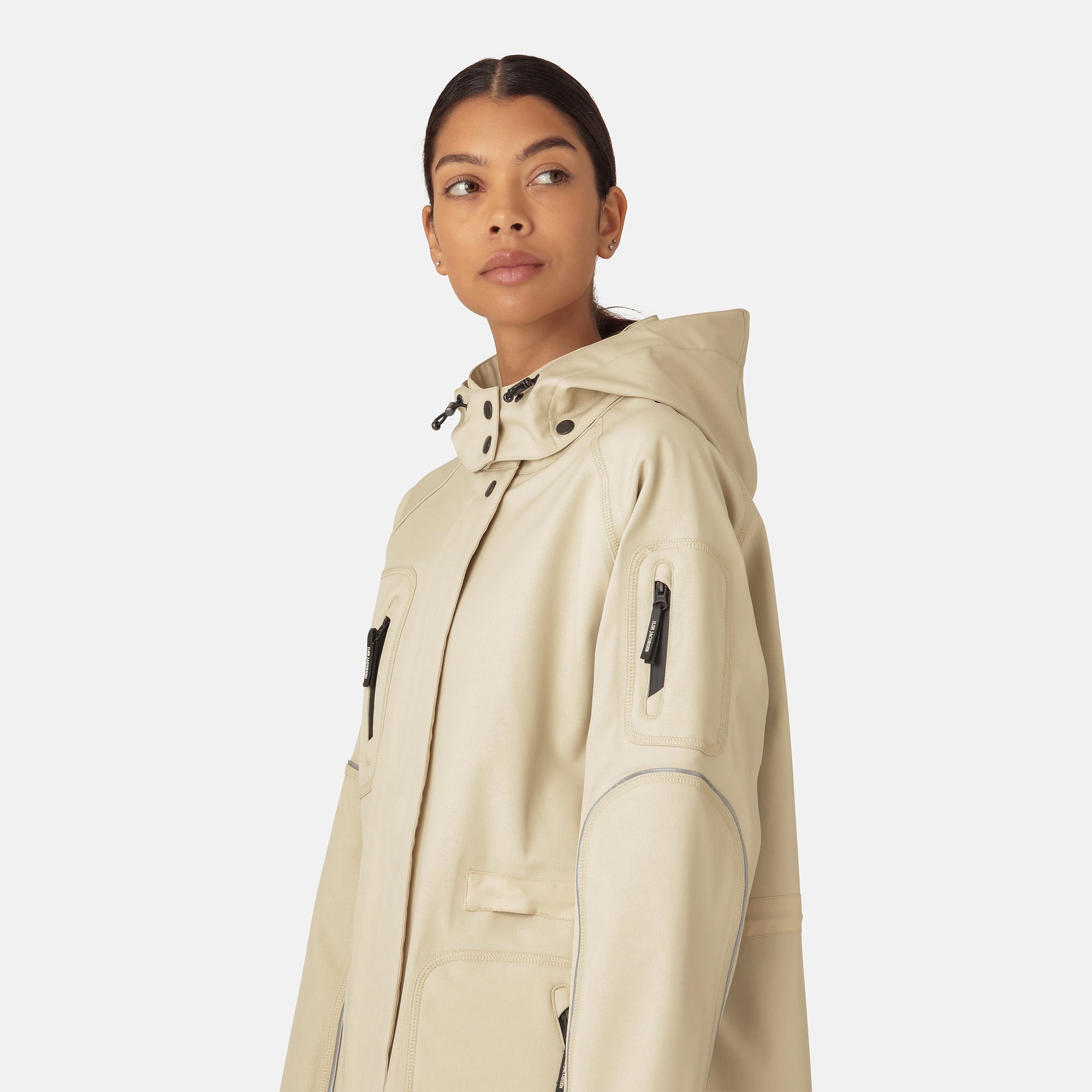 Softshell regenjas RAIN207 | Beige | Raincoat | Ilse Jacobsen