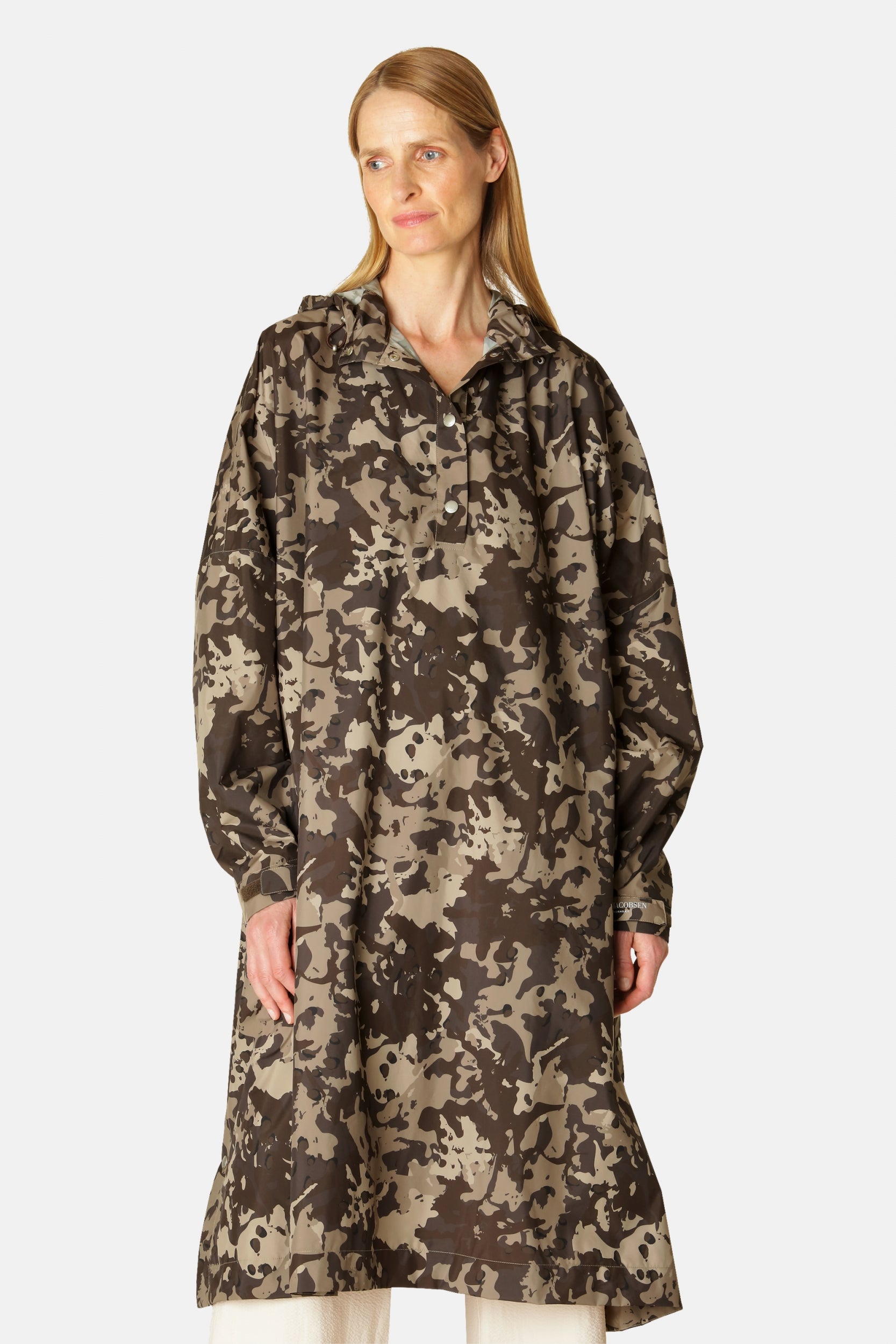 Regenponcho RAIN221SPP | Brown Camo | Poncho | Ilse Jacobsen