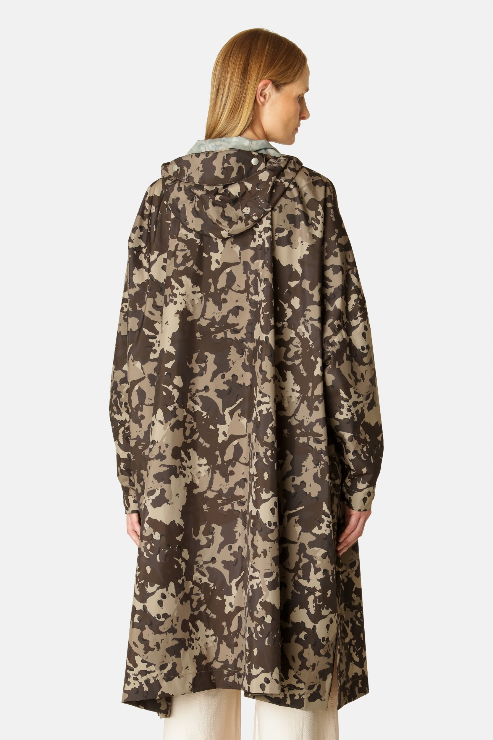 Regenponcho RAIN221SPP | Brown Camo | Poncho | Ilse Jacobsen