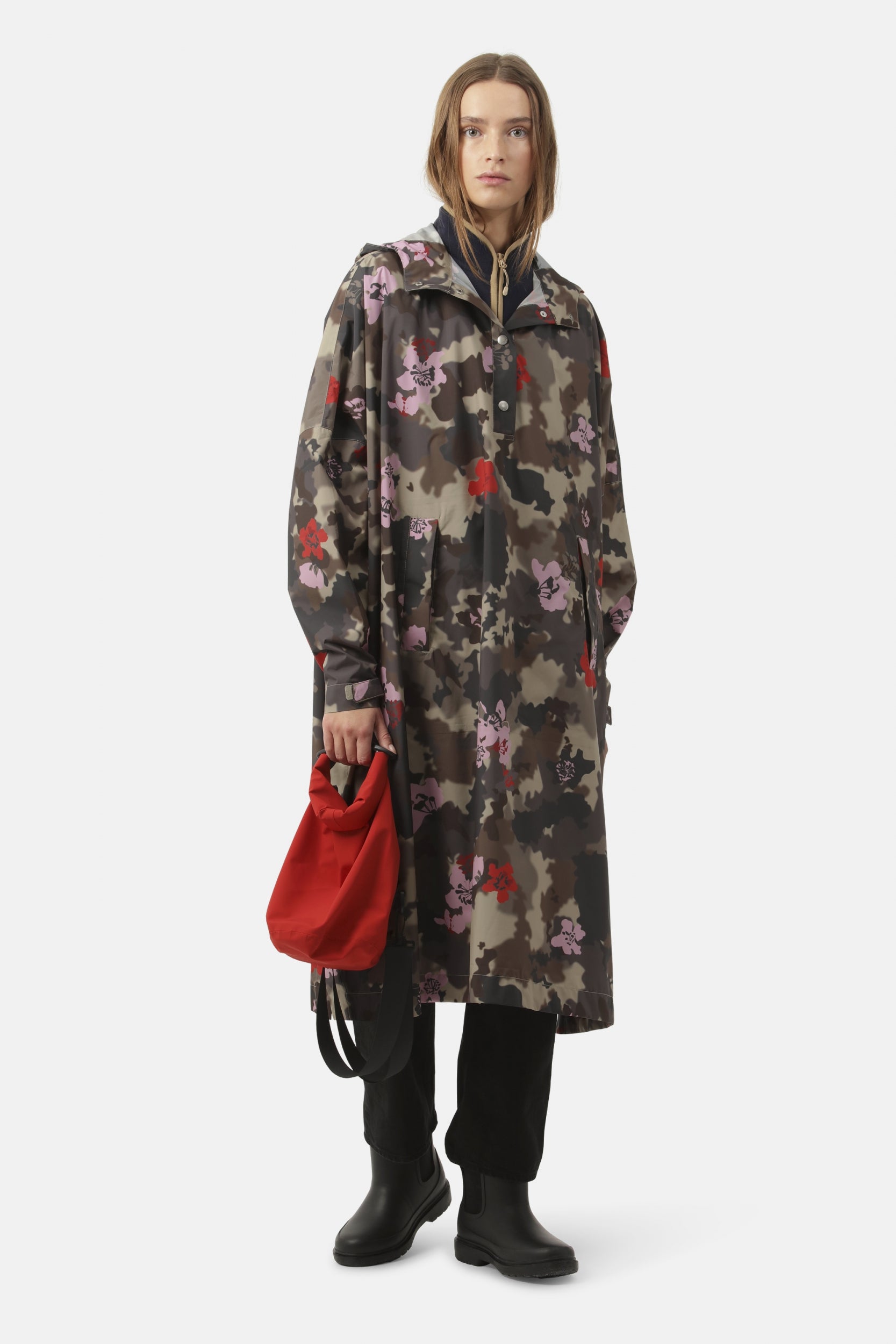 Regenponcho RAIN221SPP | Floral Camo | Poncho | Ilse Jacobsen