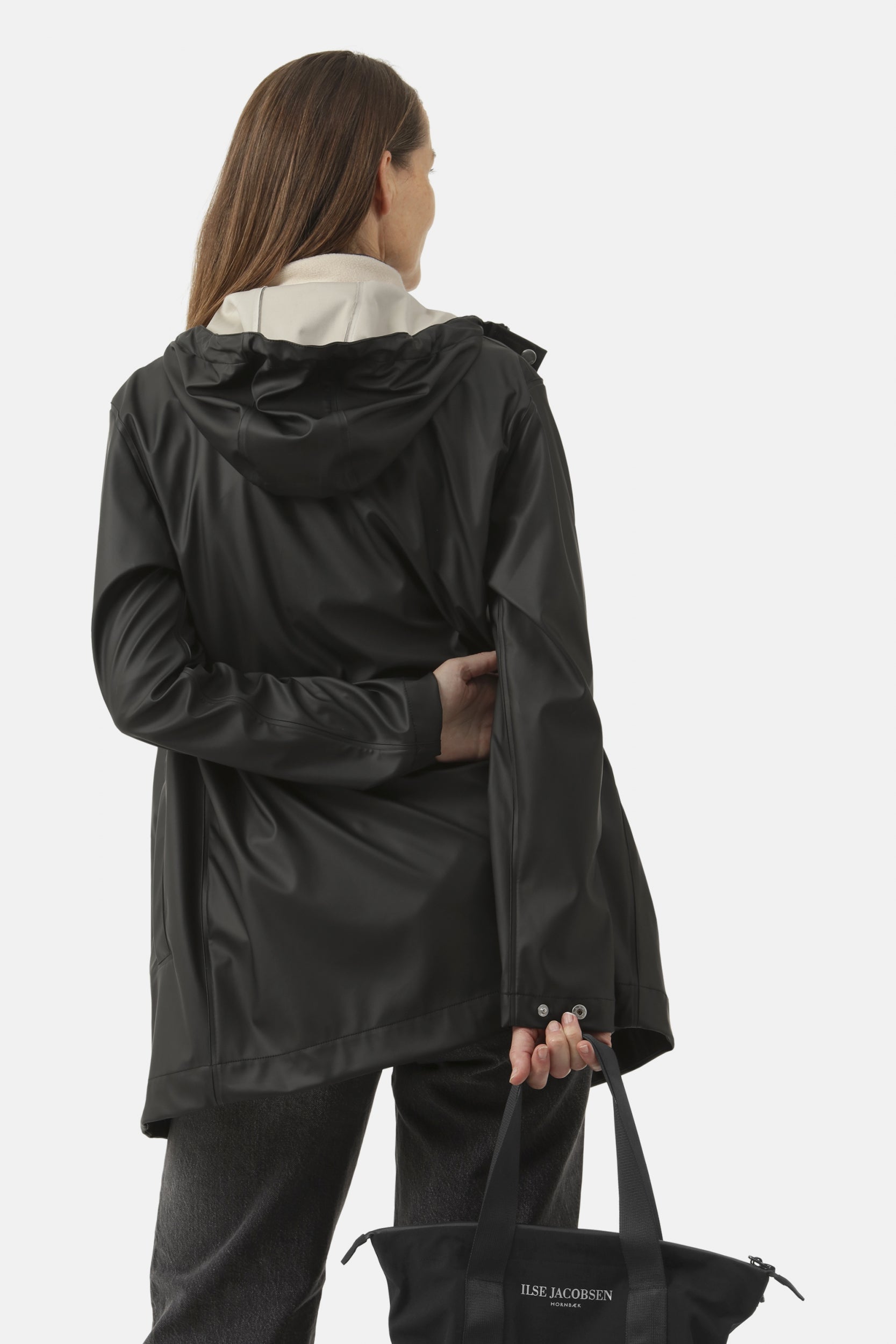 Regenjas RAIN228FR | Black Beauty | Raincoat | Ilse Jacobsen