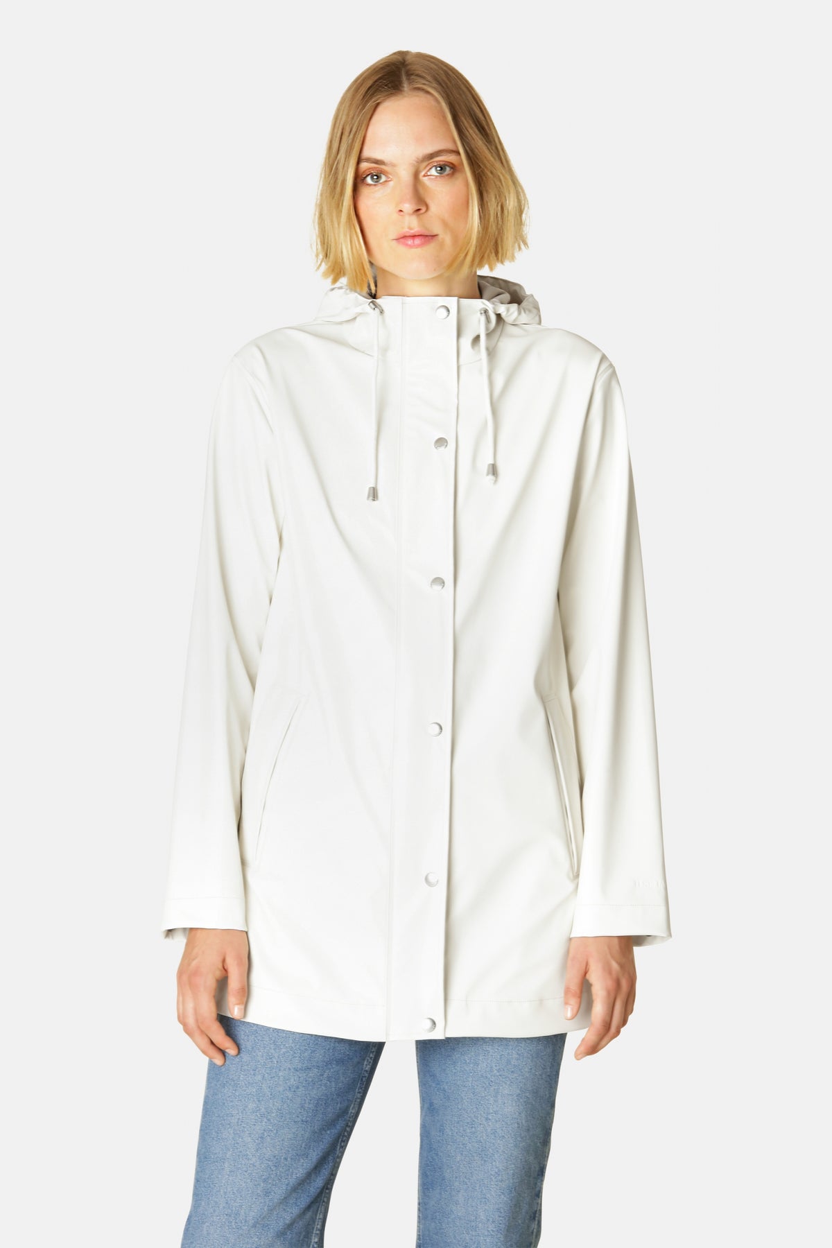 Korte regenjas RAIN228FR | Milk Creme | Raincoat | Ilse Jacobsen