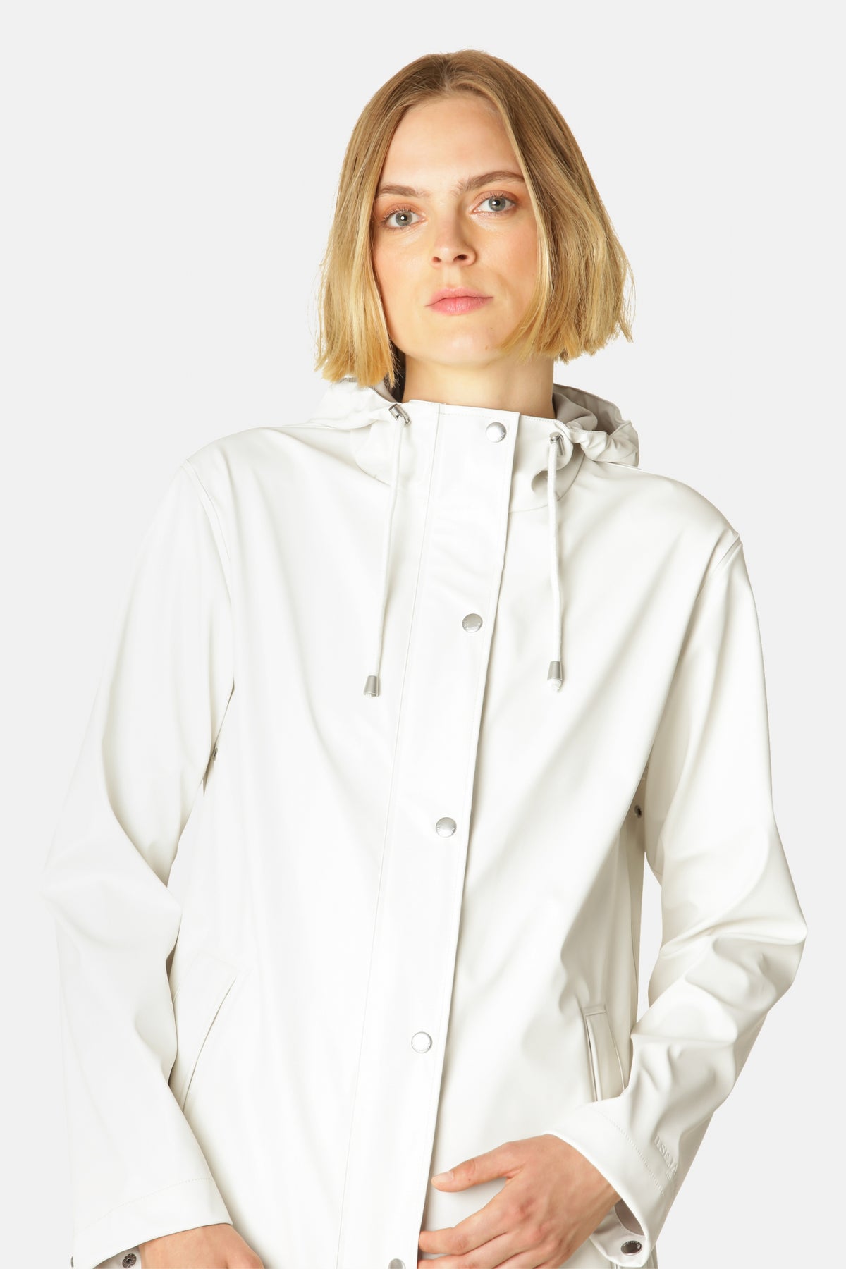 Korte regenjas RAIN228FR | Milk Creme | Raincoat | Ilse Jacobsen
