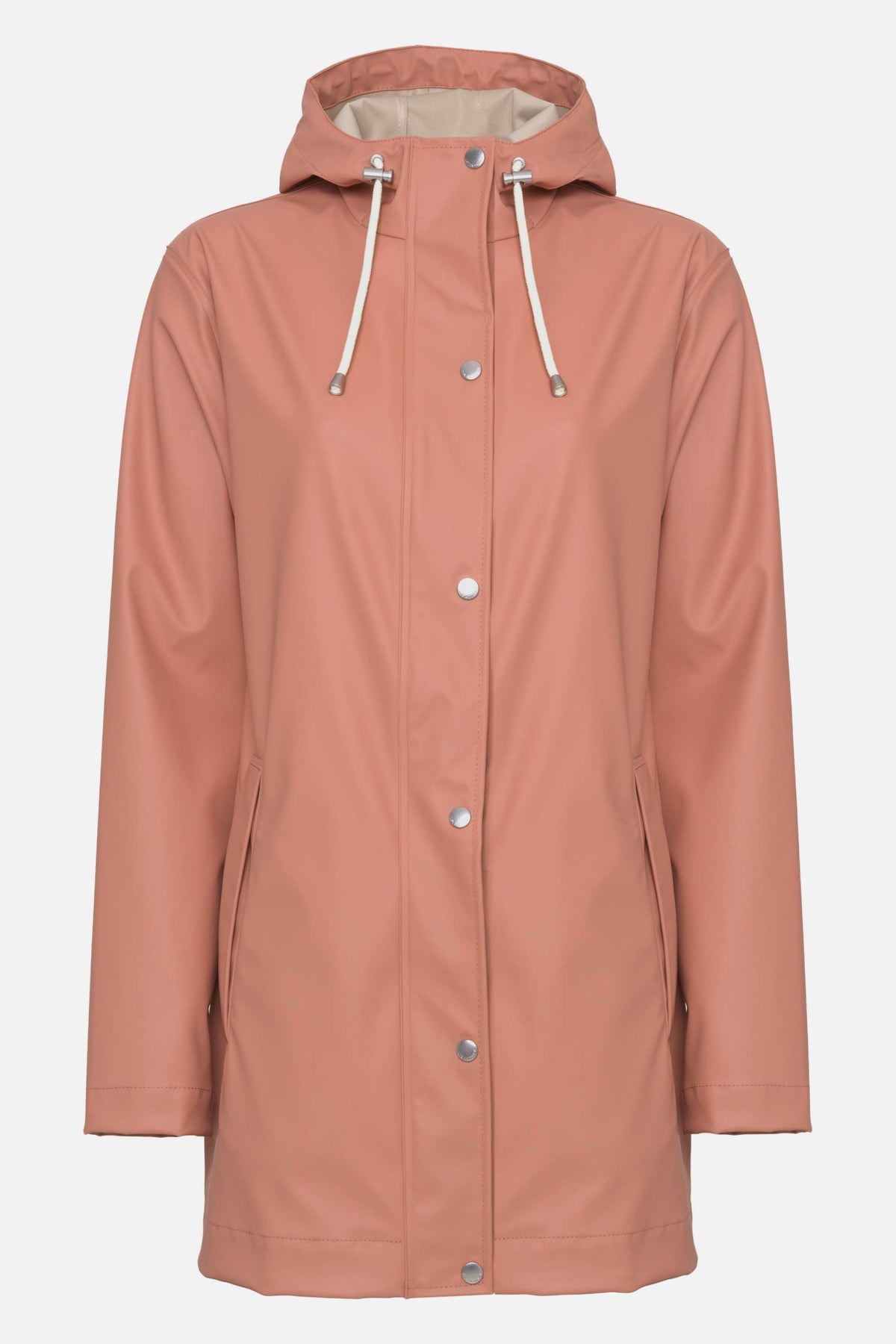 Korte regenjas RAIN228FR | Ash Rose | Raincoat | Ilse Jacobsen