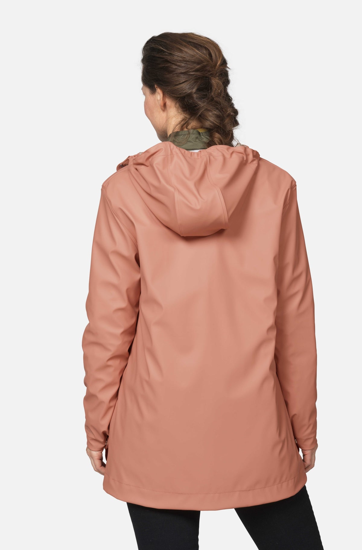 Korte regenjas RAIN228FR | Ash Rose | Raincoat | Ilse Jacobsen