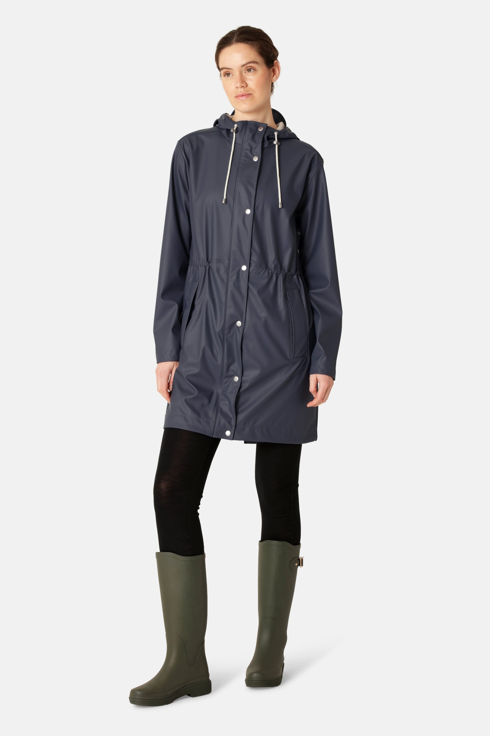 Parka Regenjas RAIN230FR | Ombre Blue | Raincoat | Ilse Jacobsen