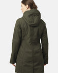 Softshell regenjas lang RAIN37L | Army | Raincoat | Ilse Jacobsen