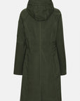 Softshell regenjas lang RAIN37L | Army | Raincoat | Ilse Jacobsen