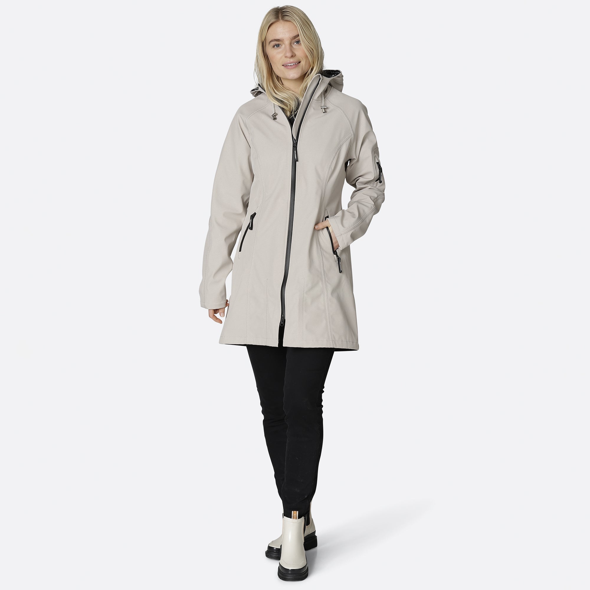 Softshell regenjas RAIN37 | Chateau Gray | Raincoat | Ilse Jacobsen