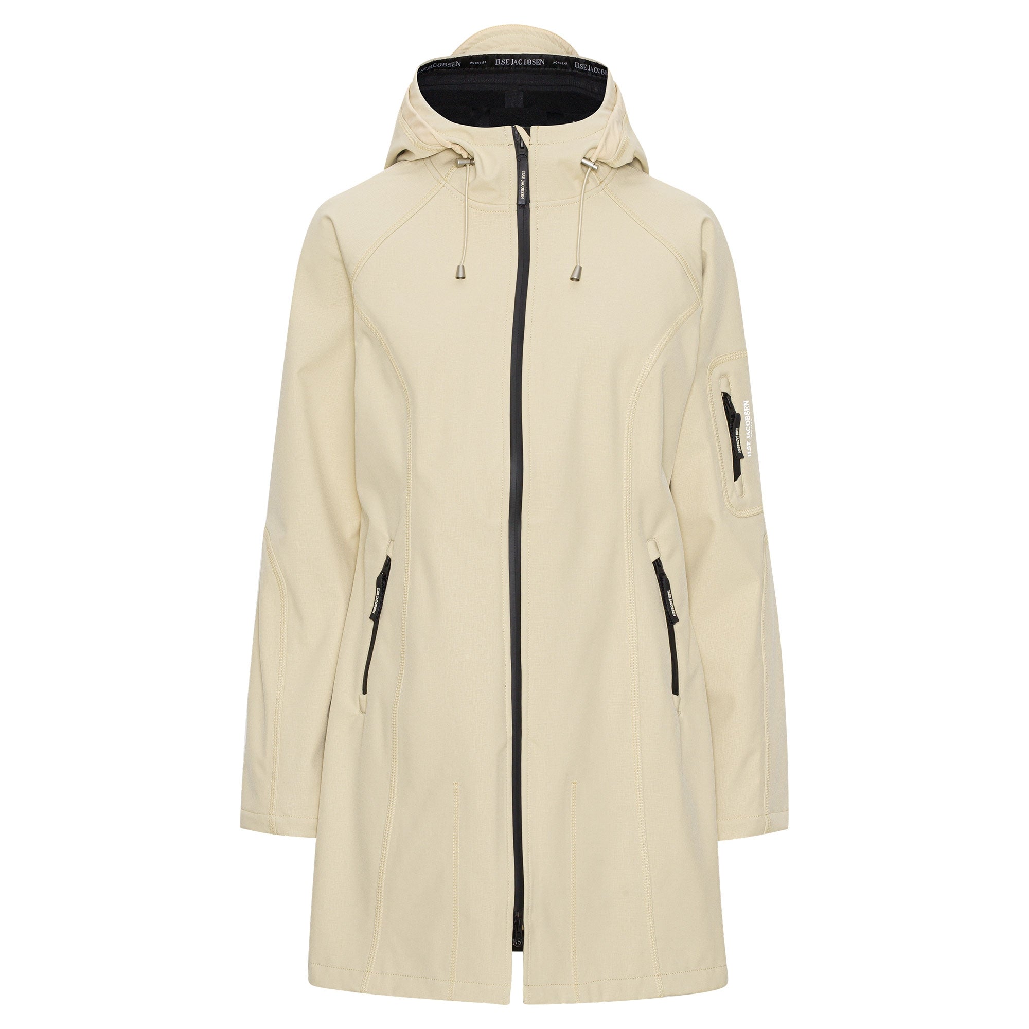 Softshell regenjas RAIN37 | Beige | Raincoat | Ilse Jacobsen