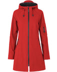 Softshell regenjas RAIN37 | Deep Red | Raincoat | Ilse Jacobsen