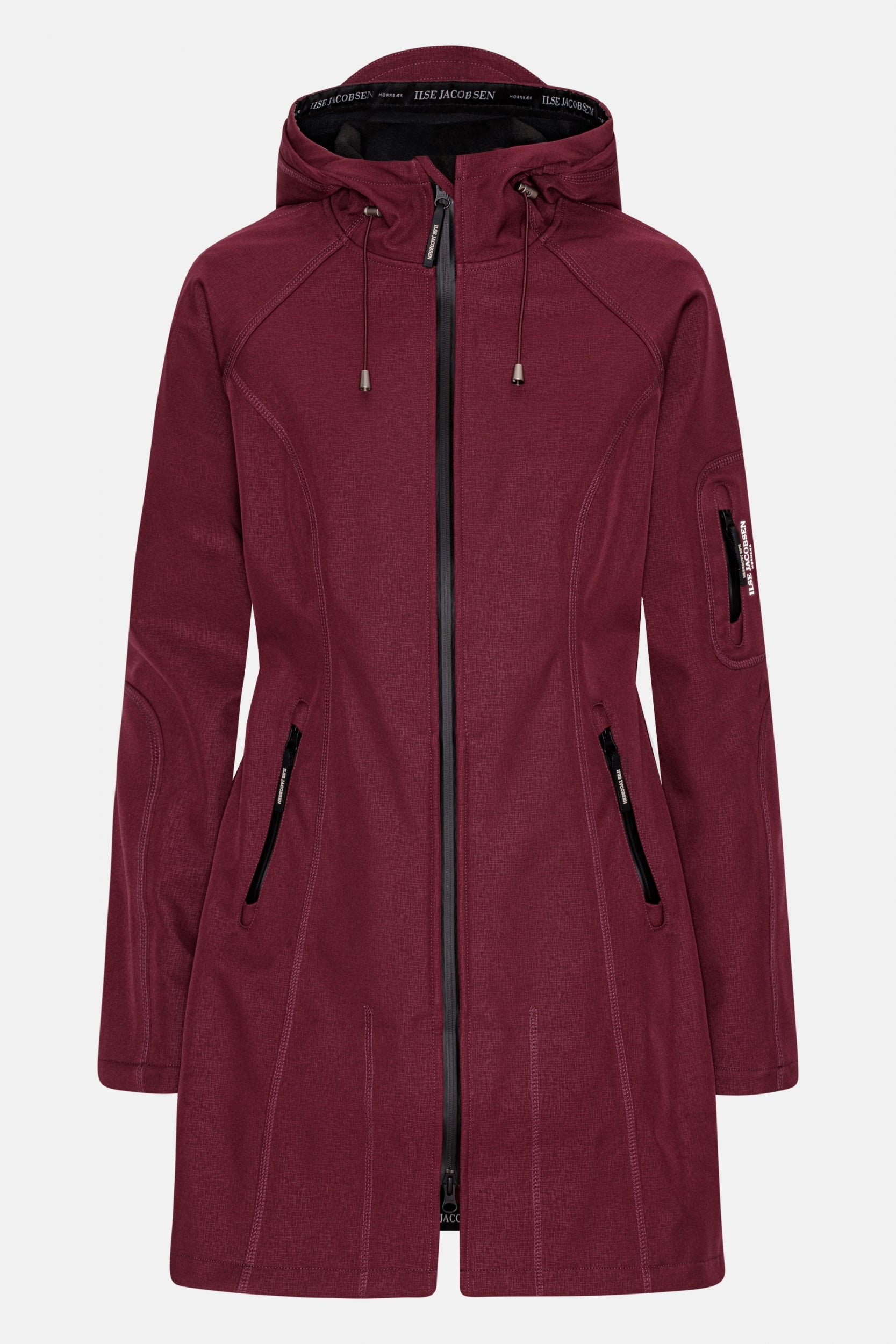 Softshell Regenjas RAIN37 | Maroon Banner | Raincoat | Ilse Jacobsen