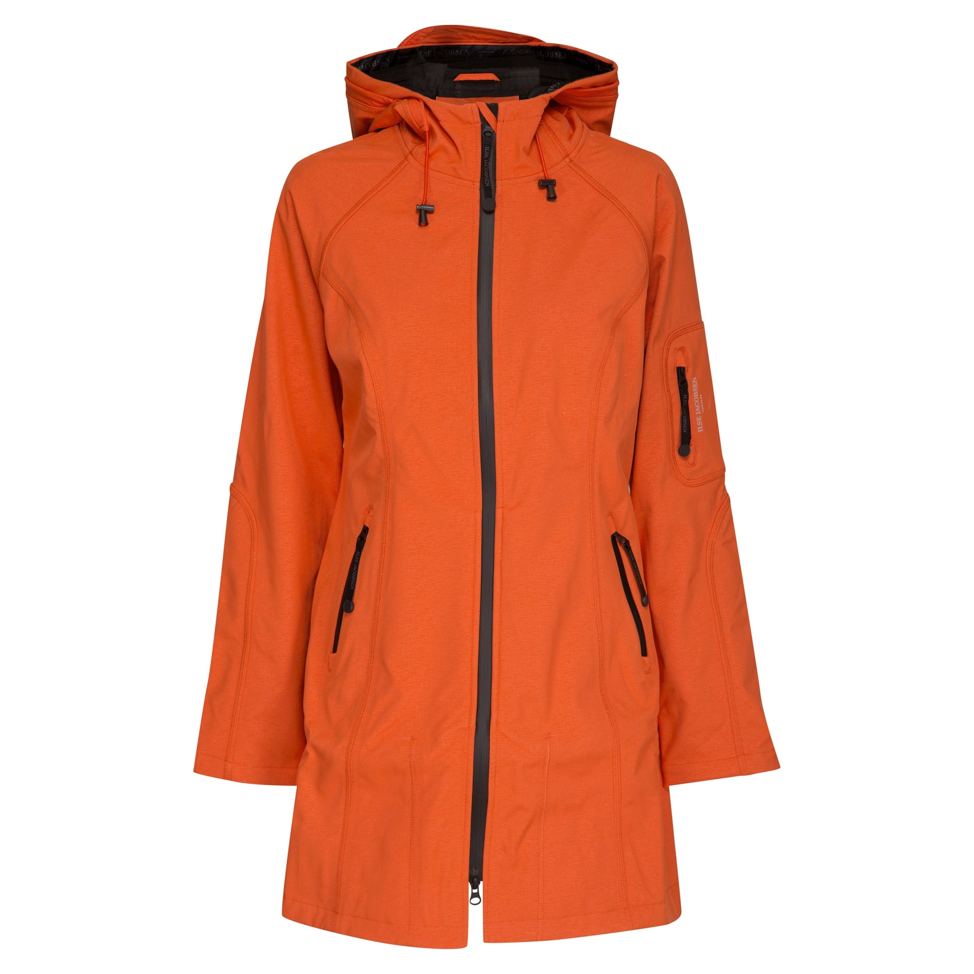Softshell Regenjas RAIN37 | Warm Orange | Raincoat | Ilse Jacobsen