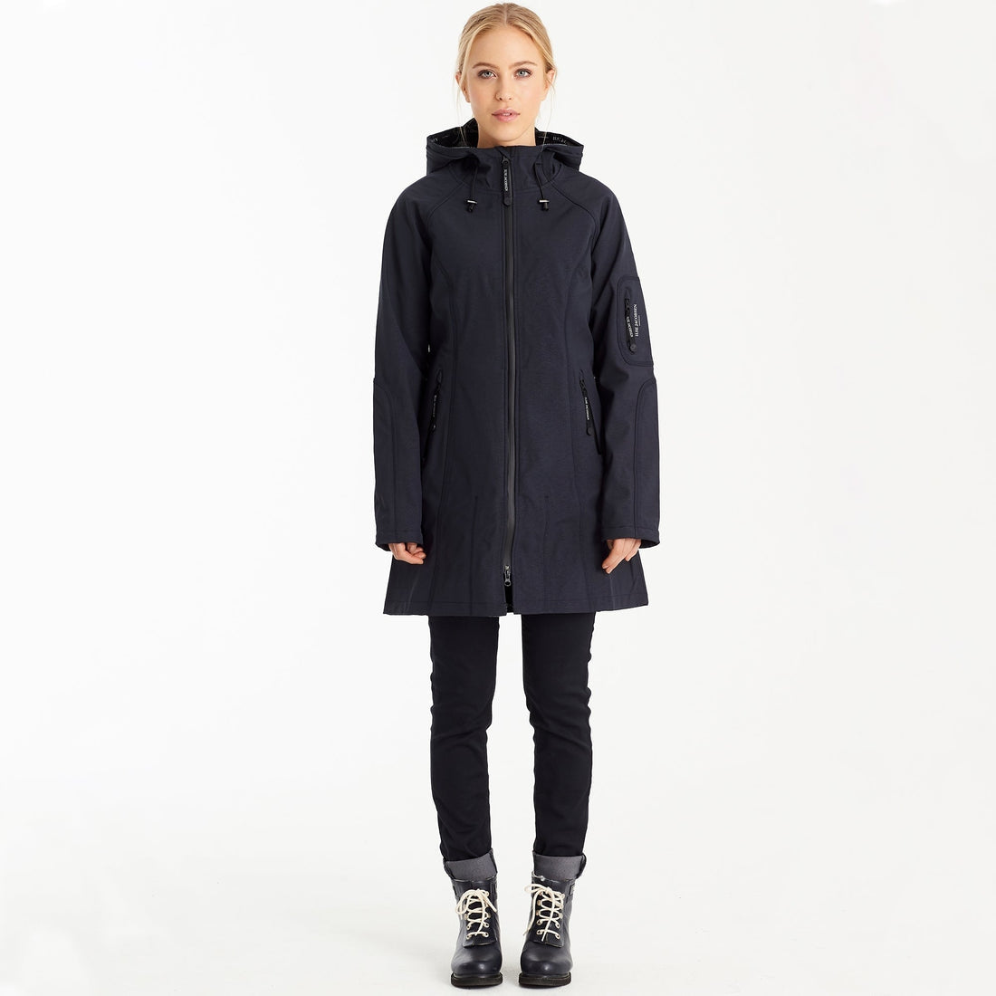 Softshell regenjas RAIN37 | Indigo | Raincoat | Ilse Jacobsen