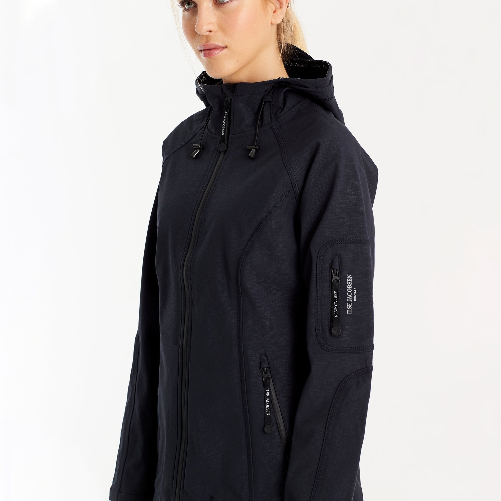 Softshell regenjas RAIN37 | Indigo | Raincoat | Ilse Jacobsen