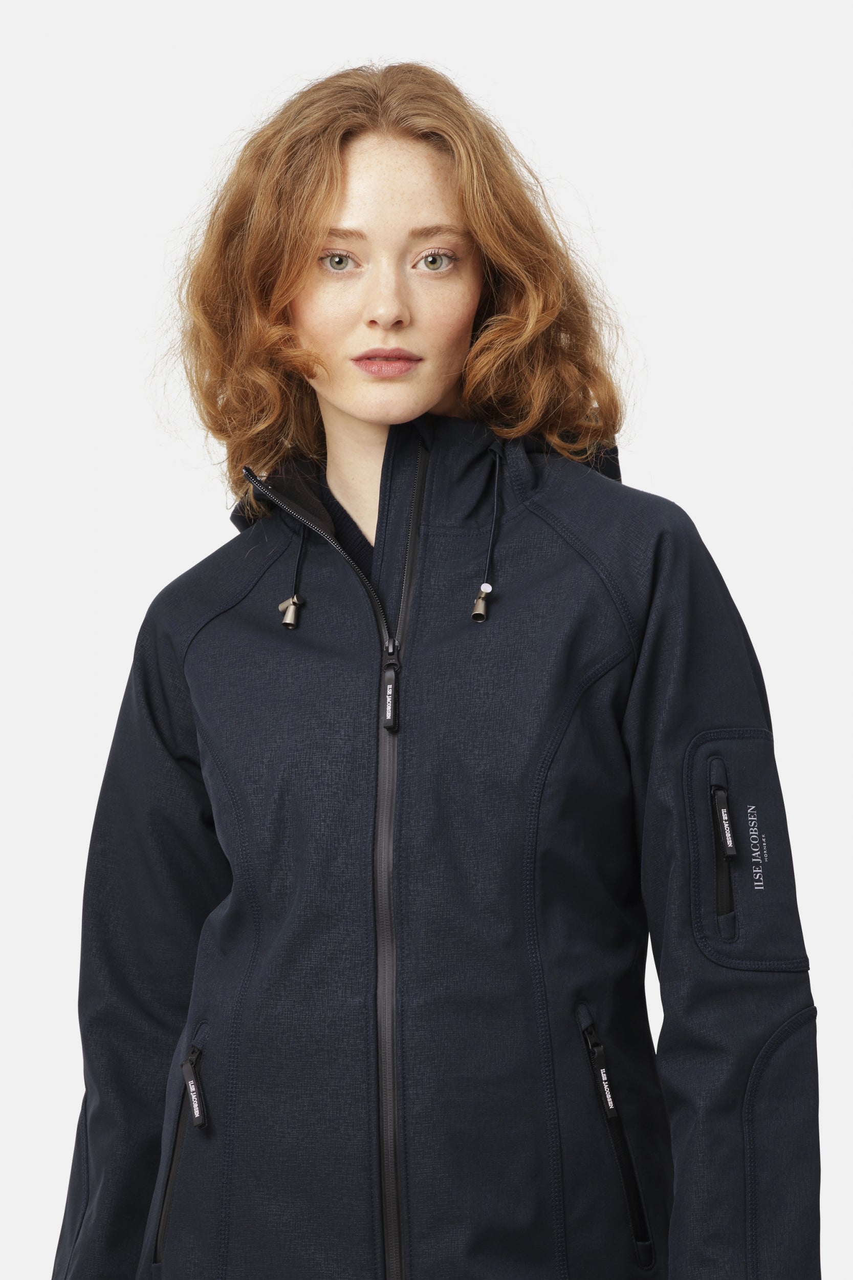 Softshell regenjas RAIN37 | Dark Indigo | Raincoat | Ilse Jacobsen