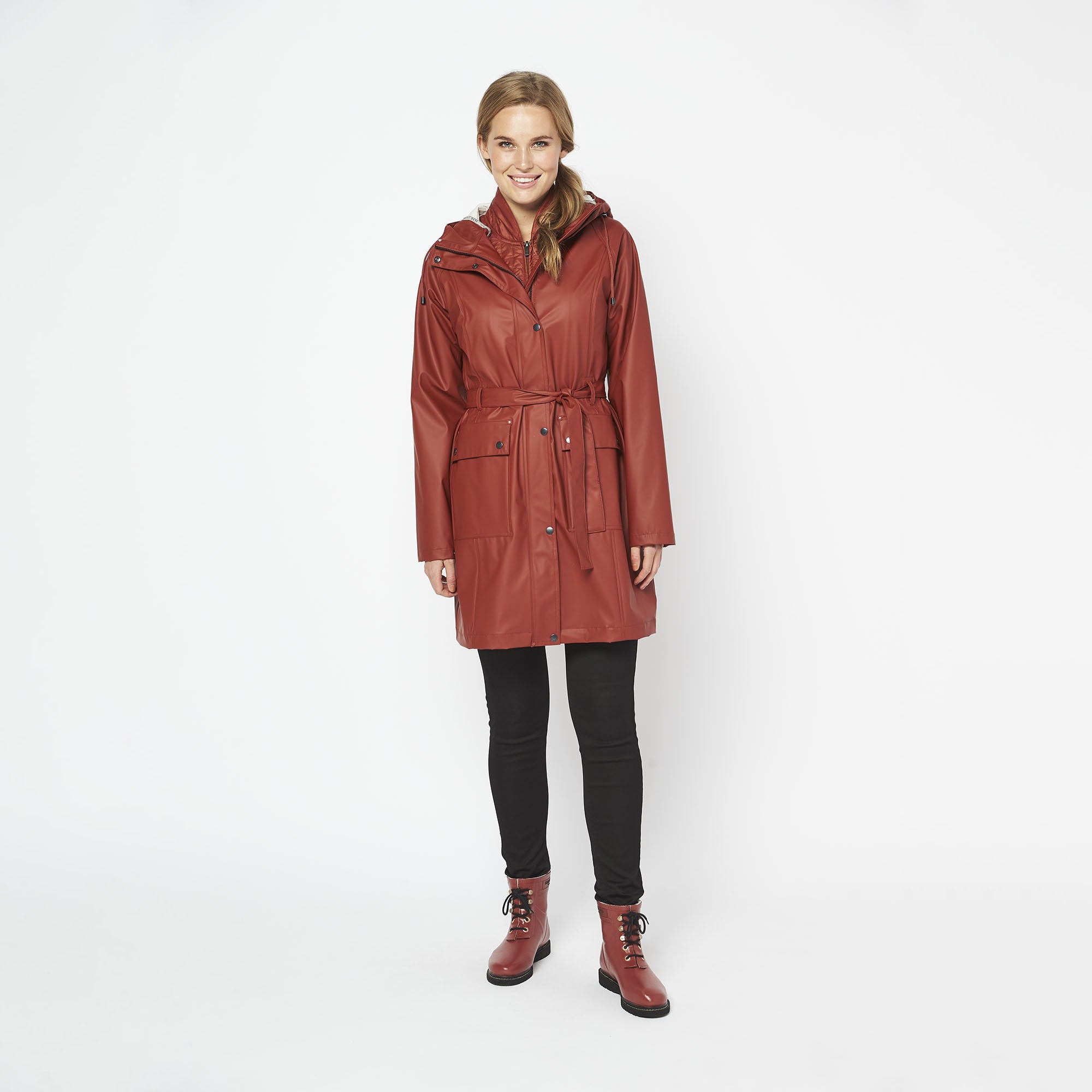 Regenjas RAIN70 | Burnt Henna | Raincoat | Ilse Jacobsen